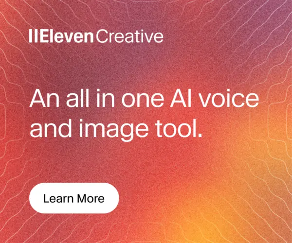 ElevenCreative — an all in one AI voice and image tool